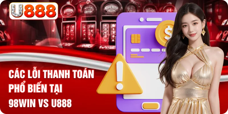 Các lỗi thanh toán phổ biến tại 98WIN vs U888